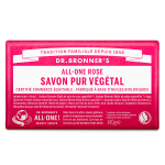 Dr bronner's savon pur v�g�tal rose 140g