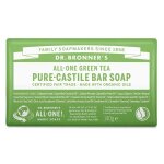 Dr bronner's th� vert pain de savon th� vert 140 g