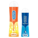 Durex lot de 2 gels lubrifiants sexuels + 1 gel stimulant effet chauffant 100ml + 1 gel intime sensitive ...