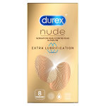 Durex nude extra lubrification sensation peau contre peau 8 préservatifs ultra fins Durex nude extra lubrification sensation peau contre peau 8 préservatifs ultra fins