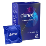 Durex préservatifs essential - 24 préservatifs extra lubrifiés - confort et sécurité Durex préservatifs essential - 24 préservatifs extra lubrifiés - confort et sécurité