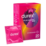 Durex préservatifs pleasure me - 20 préservatifs perlés et nervurés Durex préservatifs pleasure me - 20 préservatifs perlés et nervurés