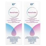 Durex sensilube lubrifiant intime hydratant - soulage la scheresse intime - lot de 2 x 40ml
