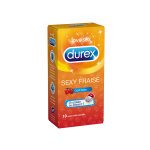 Durex sexy fraise préservatif lubrifié goût fraise 10 unités Durex sexy fraise préservatif lubrifié goût fraise 10 unités