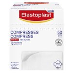 Elastoplast premiers secours compresses stériles 10cm x 10cm 50 unités Elastoplast premiers secours compresses stériles 10cm x 10cm 50 unités