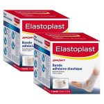 Elastoplast sport bande adhsive elastique lot de 2 bandes 6cm x 2, 5m