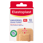 Elastoplast universel tissu xl grand format 10 pansements Elastoplast universel tissu xl grand format 10 pansements