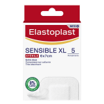 Elastoplast sensible xl 5 pansements 6x7cm