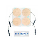 Électrodes de neurostimulation stimex - rondes - 2 paires - 50 mm Électrodes de neurostimulation stimex - rondes - 2 paires - 50 mm