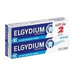 Elgydium anti - plaque dentifrice lot de 2 x 75ml