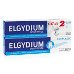 Elgydium dentifrice anti - plaque lot de 2 x 75ml