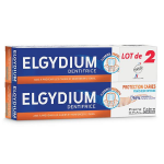 Elgydium duo dentifrice protection caries - 2x75ml