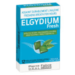 Elgydium fresh pastilles  sucer sans sucre 12 units