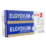 Elgydium multi - actions dentifrice lot de 2 x 75ml