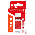 Elmex - brossettes interdentaires taille 2 - 0, 9mm - pack de 8 brossettes Elmex - brossettes interdentaires taille 2 - 0, 9mm - pack de 8 brossettes
