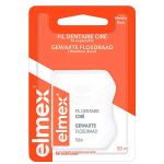 Elmex fil dentaire ciré menthe 50m Elmex fil dentaire ciré menthe 50m
