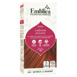 Emblica coloration végétale n°4. 5 châtain acajou bio 100g Emblica coloration végétale n°4. 5 châtain acajou bio 100g