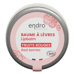 Endro baume  lvre fruits rouges 100% d?origine naturelle pot 15 ml