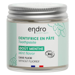 Endro dentifrice menthe 100% d?origine naturelle texture pte pot 185gr