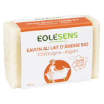 Eolésens savon au lait d'anesse bio châtaigne et argan 100g Eolésens savon au lait d'anesse bio châtaigne et argan 100g