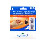 Epitact hallux valgus et douleurs plantaires orthse corrective double pied droit t. m