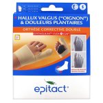 Epitact hallux valgus et douleurs plantaires orthse corrective double pied gauche t. s