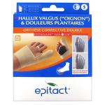 Epitact hallux valgus et douleurs plantaires orthèse corrective double pied gauche t. s Epitact hallux valgus et douleurs plantaires orthèse corrective double pied gauche t. s