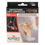 Epitact sport protections anti - ampoules epitheliumtact lot de 4 protections et 12 adh�sifs