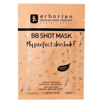 Erborian bb shot mask masque tissu visage effet peau de b�b� 14g
