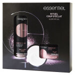 Essentiel keratin glow coffret nol rituel coup d'eclat shampooing 250ml + masque 150ml