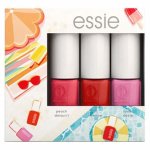 Essie vernis  ongles coffret summer trio mini peach daiquiri fifth avenue lovie dovie 3 x 5ml