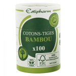 Estipharm cotons - tiges bambou 100 units