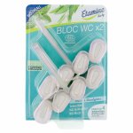 tamine du lys sanitaire bloc wc menthe eucalyptus 2 x 50g