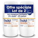 Etiaxil - anti - transpirant - aisselles - tolérance - roll - on - 50 ml - lot x2 Etiaxil - anti - transpirant - aisselles - tolérance - roll - on - 50 ml - lot x2