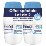 Etiaxil anti - transpirant roll - on protection 72h 2 x 50 ml