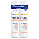Etiaxil anti - transpirant transpiration modre aisselles tolrance 48h arosol 2x150ml