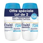 Etiaxil d�odorant anti - transpirant 48h 2x50ml