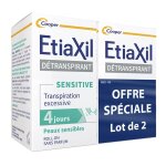 Etiaxil d�odorant d�transpirant sensitive 2x15ml