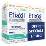 Etiaxil anti - transpirant dtranspirant transpiration excessive sensitive lot 2x15ml