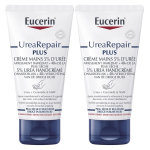 Eucerin crème mains réparatrice 5% d'urée lot de 2 x 75ml Eucerin crème mains réparatrice 5% d'urée lot de 2 x 75ml