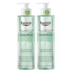 Eucerin dermopure gel nettoyant peaux grasses  tendance acnique lot de 2 x 400ml