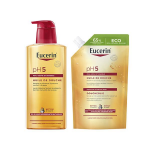 Eucerin duo huile de douche peaux sensibles sches