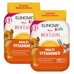 Eunova gummies multivitamines le roi lion lot 2 x 60 gommes
