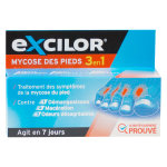 Excilor mycose des pieds 3 en 1 15ml
