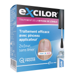 Excilor solution traitement mycose de l'ongle 3, 3ml Excilor solution traitement mycose de l'ongle 3, 3ml