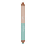 Eye care crayon duo correcteur de teint beige vert 2g