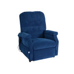 Fauteuil releveur success 1 moteur velours blue