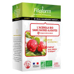 Fitoform l'acrola sans sucre ajout bio lot de 2 x 12 comprims  croquer