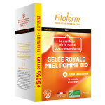 Fitoform gele royale miel pomme bio 20 ampoules + 10 offertes