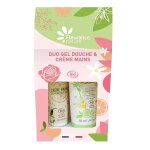 Fleurance nature duo gel douche verveine + cr�me mains verveine bio